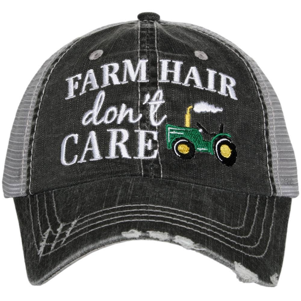 Farm Hair Dont Care Trucker Hats | Doodads and Fandangles